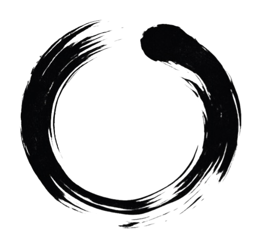 Open Ensō brush circle